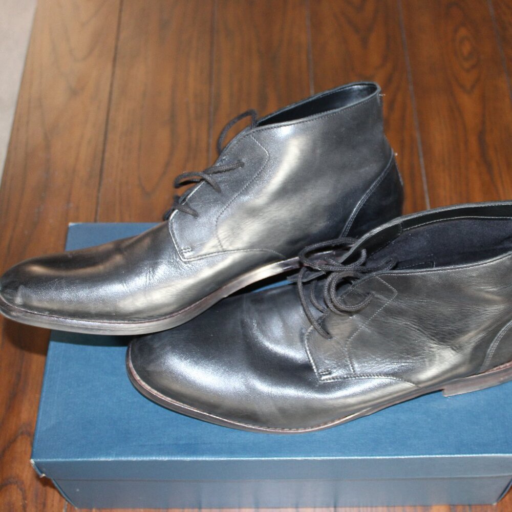 Black Leather Ankle Boots - Clarks